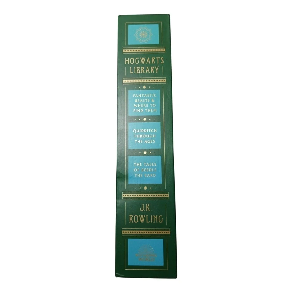 JK Rowling Hogwarts Library Hardcover Box Set with a Harry Potter Tie‎ 2017 #B49